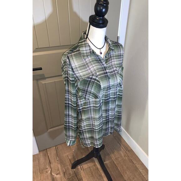 Band of Gypsies mixed print top - Picture 6 of 7